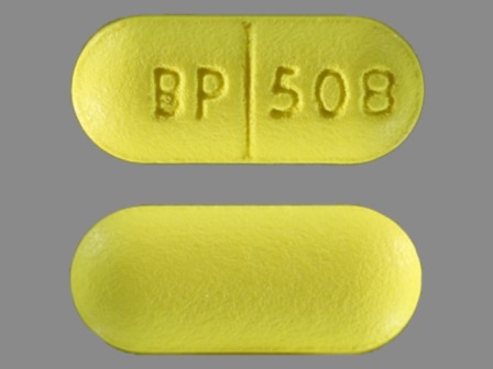 BP 508: (64376-508) Salsalate 750 mg Oral Tablet by Boca Pharmacal, Inc.