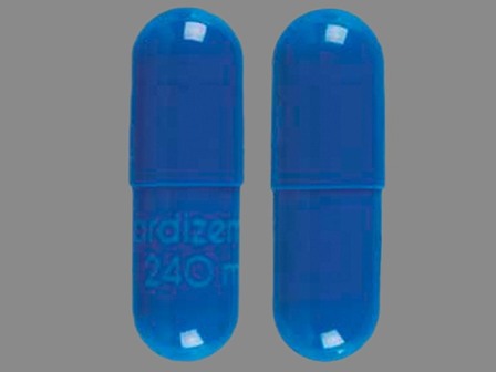 cardizem CD 240 mg: (64455-797) 24 Hr Cardizem 240 mg Extended Release Capsule by Bta Pharmaceuticals Inc.