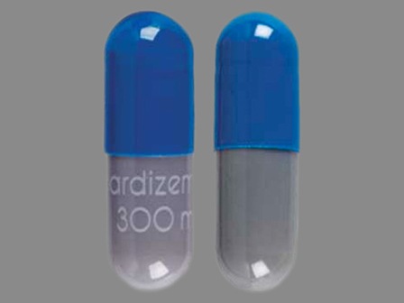 cardizem CD 300 mg: (64455-798) 24 Hr Cardizem 300 mg Extended Release Capsule by Bta Pharmaceuticals Inc.