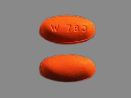 W783: (64679-783) Carbidopa 18.75 mg / Entacapone 200 mg / Levodopa 75 mg Oral Tablet by Wockhardt USA LLC.