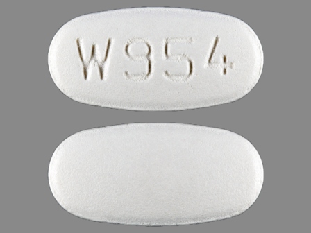 W954: (64679-954) Clarithromycin 250 mg Oral Tablet by Wockhardt USA LLC.
