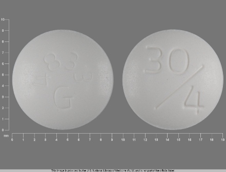 30 4 4833G: (64764-304) Duetact 30/4 mg Oral Tablet by Takeda Pharmaceuticals America, Inc.