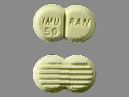 IMURAN 50 : (65483-590) Imuran 50 mg Oral Tablet by Sebela Pharmaceuticals Inc.