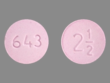 643 2 5 OR 643 2 1 2: (65580-643) Metolazone 2.5 mg Oral Tablet by Upstate Pharma, LLC
