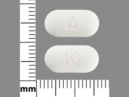 10 A: (65862-032) Mirtazapine 45 mg Oral Tablet by Bryant Ranch Prepack
