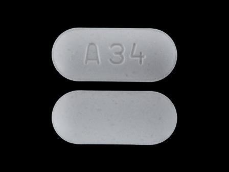 A34: (65862-035) Cefuroxime (As Cefuroxime Axetil) 500 mg Oral Tablet by Aurobindo Pharma Limited