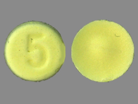 5: (66993-053) Olanzapine 5 mg Disintegrating Tablet by Prasco Laboratories