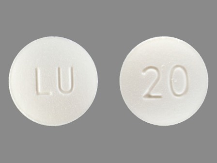 2 0 OR LU 20: (67386-312) Onfi 20 mg Oral Tablet by Lundbeck LLC