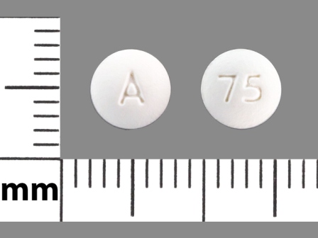 A 75: (67405-575) Hydroxyzine Hydrochloride 10 mg Oral Tablet by Harris Pharmaceutical, Inc.