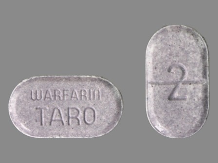 2 WARFARIN TARO: (67544-318) Warfarin Sodium 2 mg Oral Tablet by Aphena Pharma Solutions - Tennessee, Inc.