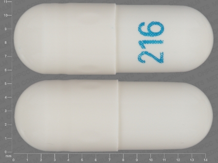 216: (67877-222) Gabapentin 100 mg Oral Capsule by Remedyrepack Inc.