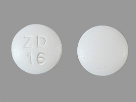 ZD 16: (68084-342) Topiramate 25 mg Oral Tablet, Film Coated by Nucare Pharmaceuticals, Inc.