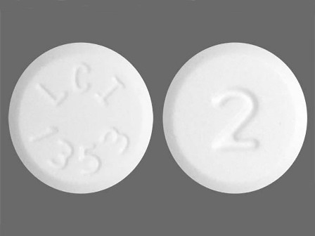 LCI 1353 2: (68084-423) Hydromorphone Hydrochloride 2 mg Oral Tablet by Lannett Company, Inc.