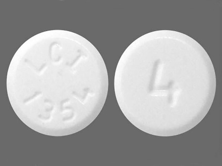 LCI 1354 4: (68084-472) Hydromorphone Hydrochloride 4 mg Oral Tablet by Lannett Company, Inc.