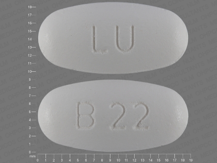 LU B22: (68084-636) Fenofibrate 145 mg Oral Tablet by Avpak