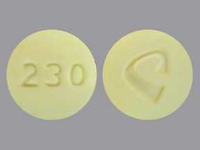 230 logo: (68084-710) Apap 325 mg / Oxycodone Hydrochloride 10 mg Oral Tablet by Alvogen, Inc.