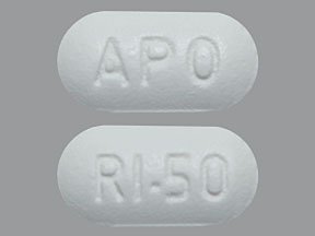 APO RI 50: (68084-908) Riluzole 50 mg Oral Tablet, Film Coated by American Health Packaging