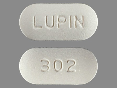 LUPIN 302: (68180-302) Cefuroxime (As Cefuroxime Axetil) 250 mg Oral Tablet by Lupin Pharmaceuticals, Inc.