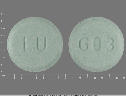 LU G03: (68180-469) Lovastatin 40 mg Oral Tablet by Legacy Pharmaceutical Packaging, LLC