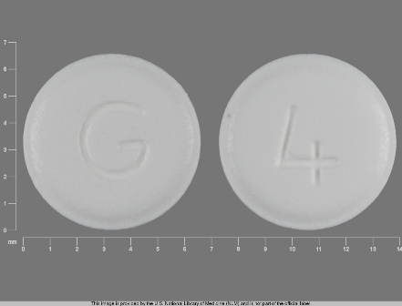 G 4: (68462-157) Ondansetron 4 mg Disintegrating Tablet by Glenmark Generics Inc., USA