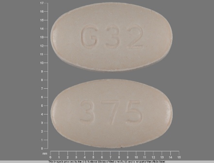 G 32 375: (68462-189) Naproxen 375 mg Oral Tablet by Proficient Rx Lp