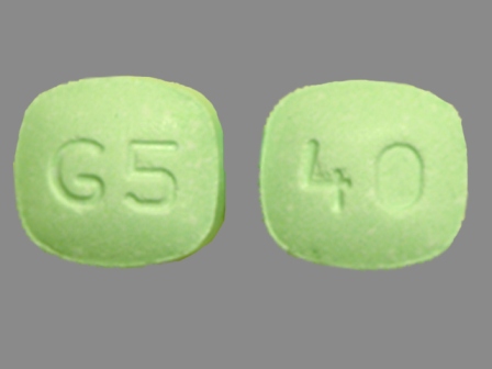 G5 40: (68462-197) Pravastatin Sodium 40 mg Oral Tablet by Glenmark Generics Inc., USA