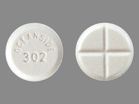 OCEANSIDE 302: (68682-302) Pyridostigmine Bromide 60 mg Oral Tablet by Avpak