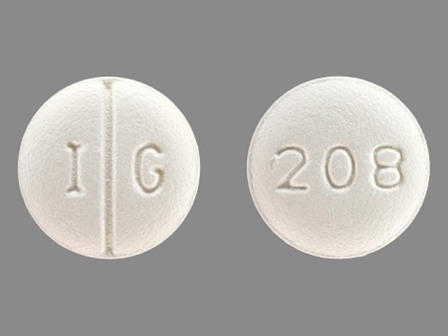 IG 208: (76282-208) Citalopram 40 mg (As Citalopram Hydrobromide 49.98 mg) Oral Tablet by Exelan Pharmaceuticals Inc.