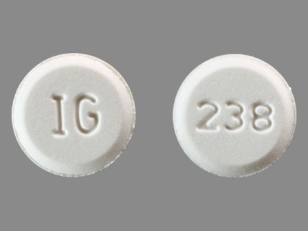 238 IG: (76282-238) Amlodipine Besylate 5 mg Oral Tablet by Tya Pharmaceuticals