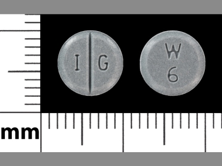 IG W 6: (76282-333) Warfarin Sodium 6 mg Oral Tablet by Exelan Pharmaceuticals Inc.