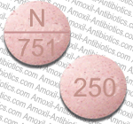 Amoxicillin 250 mg Chewable Tablet Warrick Pharm