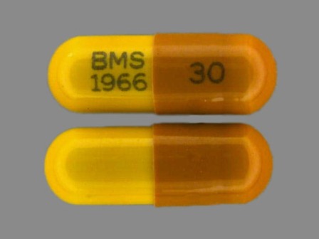 BMS 1966 30: (0003-1966) Zerit 30 mg Oral Capsule by State of Florida Doh Central Pharmacy