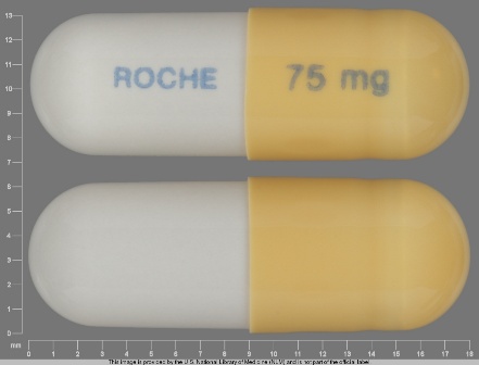 ROCHE 75 mg: (0004-0800) Tamiflu 75 mg Oral Capsule by Rebel Distributors Corp