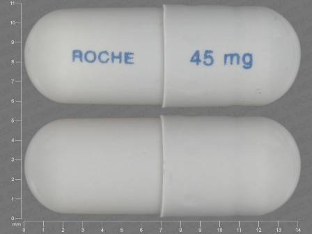 ROCHE 45 mg: (0004-0801) Tamiflu 45 mg Oral Capsule by Genentech, Inc.