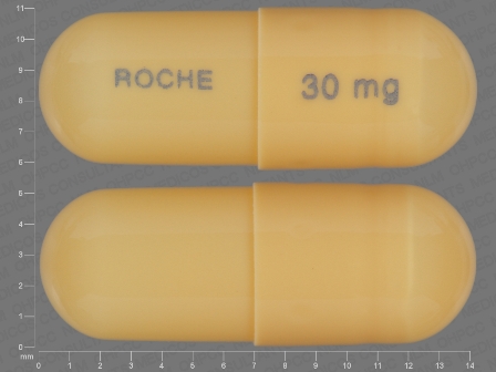 ROCHE 30 mg: (0004-0802) Tamiflu 30 mg Oral Capsule by Genentech, Inc.