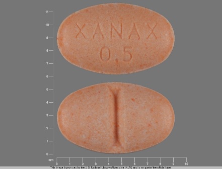 XANAX 0 5: (0009-0055) Xanax 0.5 mg Oral Tablet by Physicians Total Care, Inc.