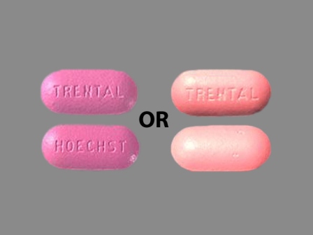 Trental: (0039-0078) Trental 400 mg Extended Release Tablet by Sanofi-aventis U.S. LLC
