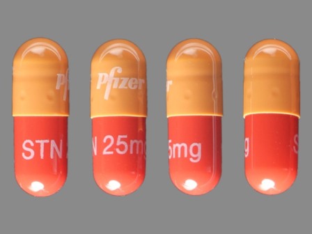 Sutent Pfizer;STN;25;mg