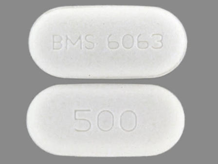 Glucophage XR BMS;6063;500