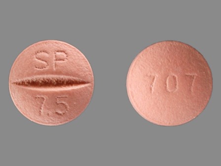 707 SP 7 5: (0091-3707) Univasc 7.5 mg Oral Tablet by Ucb, Inc.