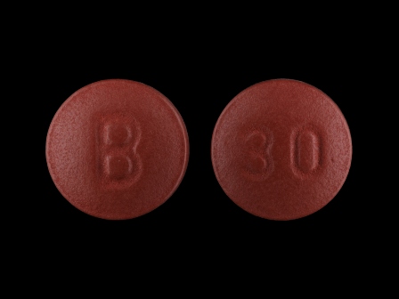 B 30: (0093-0819) 24 Hr Nifedical 30 mg Extended Release Tablet by Teva Pharmaceuticals USA Inc