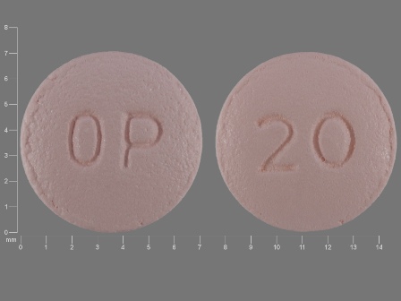 OP 20: (0093-5732) Oxycodone Hydrochloride 20 mg Oral Tablet, Film Coated, Extended Release by Teva Pharmaceuticals USA Inc
