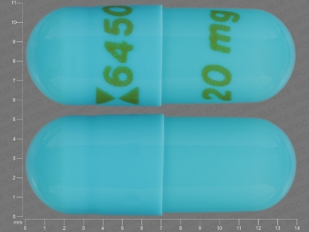 6450 20 mg: (0093-6450) Esomeprazole Magnesium 20 mg Oral Capsule, Delayed Release by Teva Pharmaceuticals USA Inc