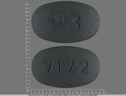 93 7172: (0093-7172) Etodolac 500 mg 24 Hr Extended Release Tablet by Teva Pharmaceuticals USA Inc