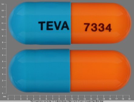 TEVA 7334: (0093-7334) Mycophenolate Mofetil 250 mg Oral Capsule by Teva Pharmaceuticals USA Inc
