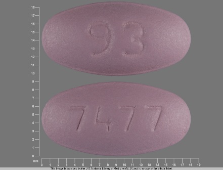 93 7477: (0093-7477) Mycophenolate Mofetil 500 mg Oral Tablet by Teva Pharmaceuticals USA Inc