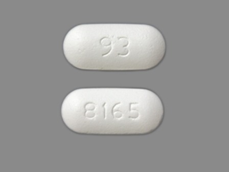93 8165: (0093-8165) Quetiapine (As Quetiapine Fumarate) 400 mg Oral Tablet by Teva Pharmaceuticals USA Inc