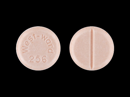 Westward 256: (0143-1256) Hctz 25 mg Oral Tablet by West-ward Pharmaceutical Corp