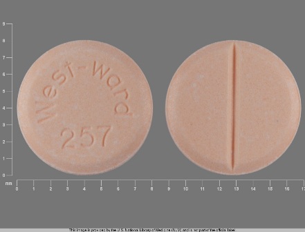 Westward 257: (0143-1257) Hctz 50 mg Oral Tablet by West-ward Pharmaceutical Corp