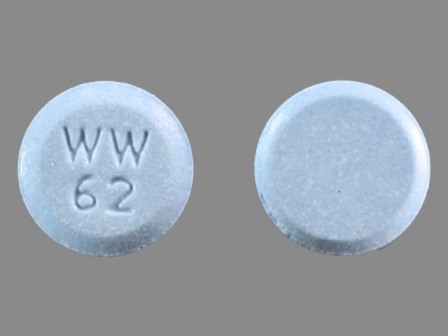 WW 62: (0143-1262) Lisinopril With Hydrochlorothiazide Oral Tablet by Remedyrepack Inc.